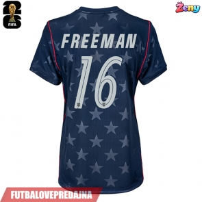 Lacne Ženy Futbalové dres Spojené štáty Alex Freeman #16 MS 2026 Krátky Rukáv - Preč